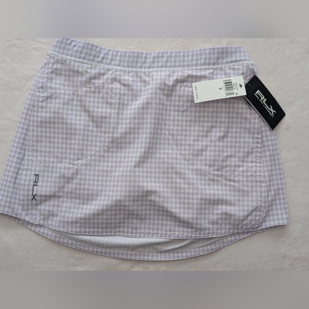 Ralph Lauren Purple Checkered Skirt.Small